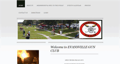 Desktop Screenshot of evansvillegunclub.com